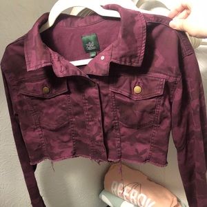 Crop jacket small